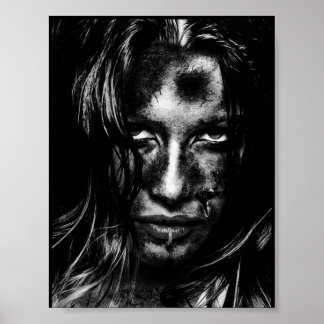 Affiche Grundge Girl