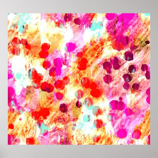 Affiche Grunge couleur point texture arrière - plan (Devant)