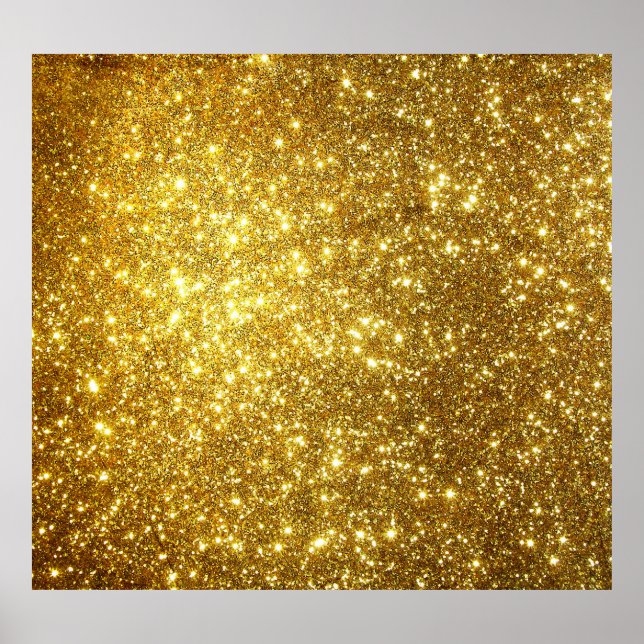 Affiche Grunge doré, illustration matricielle haute résolu (Devant)