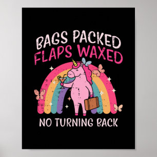 Affiche Gs Licorne Emballée Drôle Vacances Inappropriées F