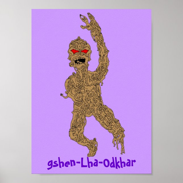 Affiche gshen-Lha-Odkhar (Devant)