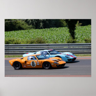 Affiche GT40 MK1 Le Mans Classic