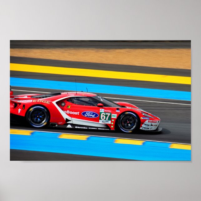 Affiche GT no67 24 Heures du Mans 2019 (Devant)