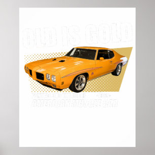 Affiche GTO The Judge Muscle Car Américain 3