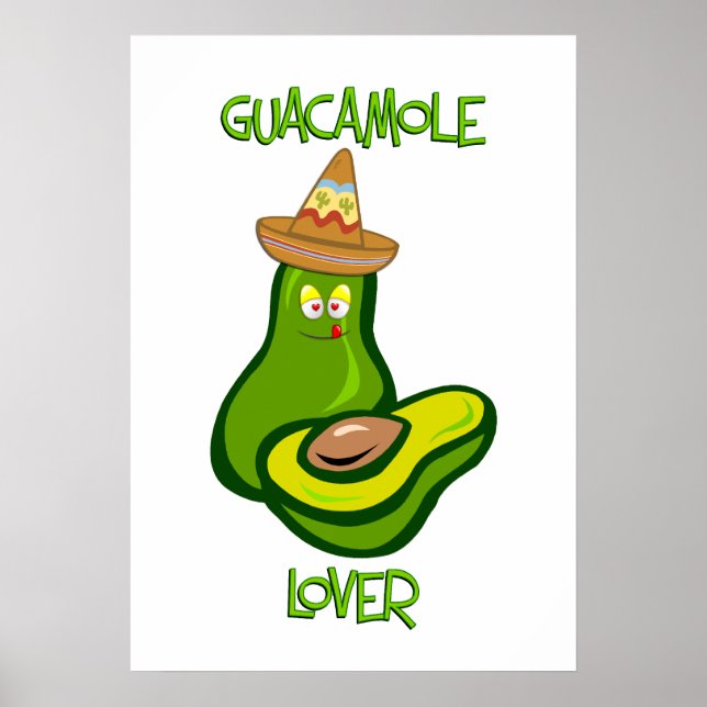 Affiche Guacamole Lover (Devant)