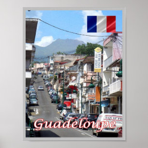 Affiche Guadeloupe - Bass Terre -