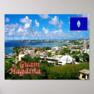 Affiche Guam - Hagåtña -