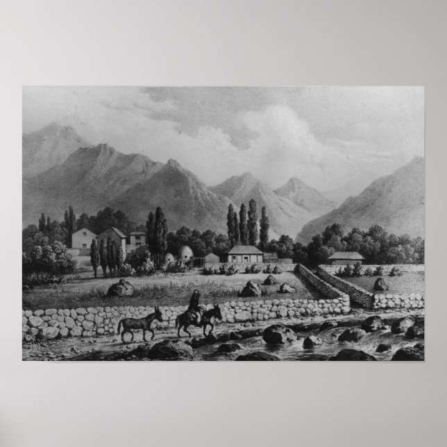 Affiche Guanta, de 'Historia de Chile', 1854 (Devant)