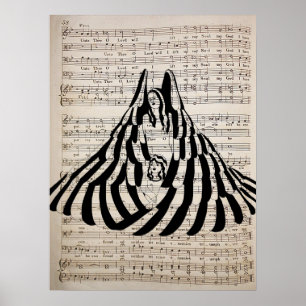 Affiche Guardian Angel Femme avec petite fille Art