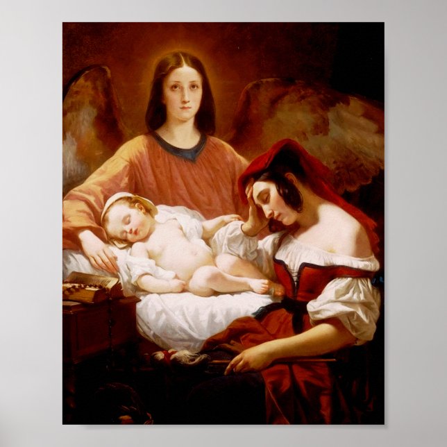 Affiche Guardian Angel par Henri Decaisne (Devant)