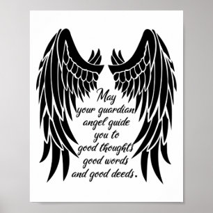 Affiche Guardian Angel Quote