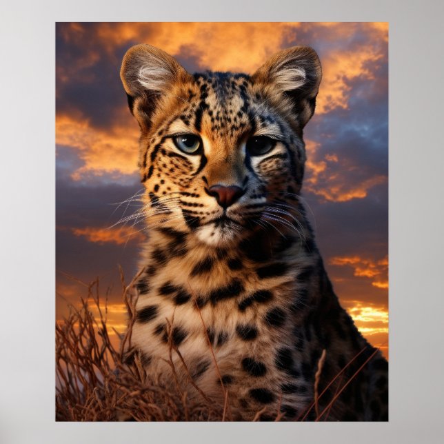 Affiche Guépard (Devant)