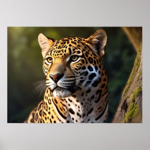 Affiche Guépard rapide et gracieux – L'animal terrestre le