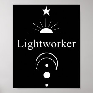 Affiche Guérison énergétique Reiki de travailleur de lumiè