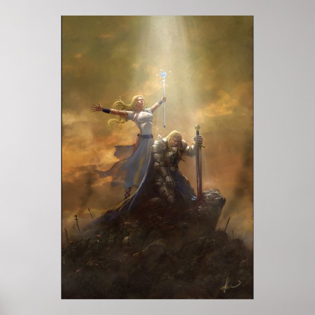 Affiche Guérisseur et chevalier syndiqués (Devant)