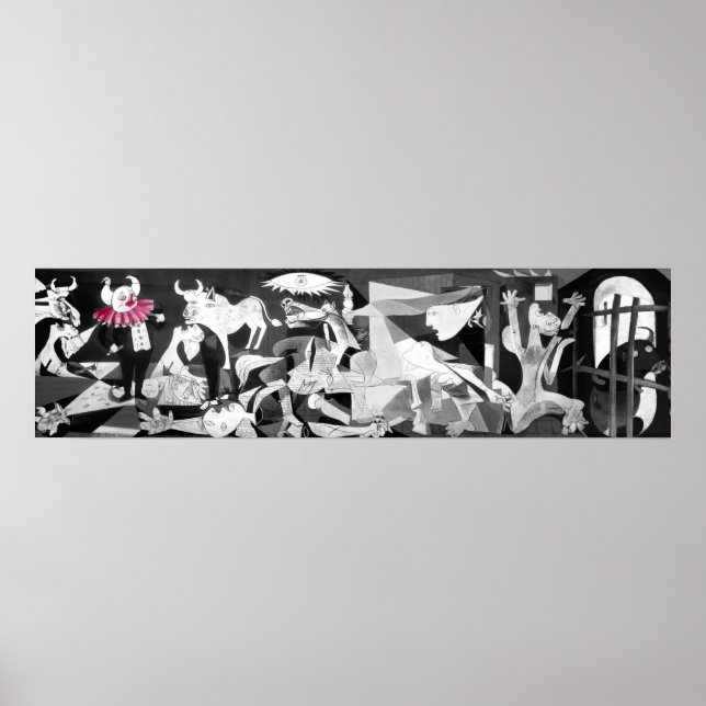 Affiche Guernica sauf un Clown (Devant)