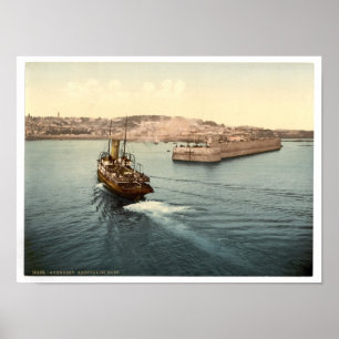 AFFICHE GUERNSEY, ST. PETER'S PORT-PHOTOCHROM PRINT