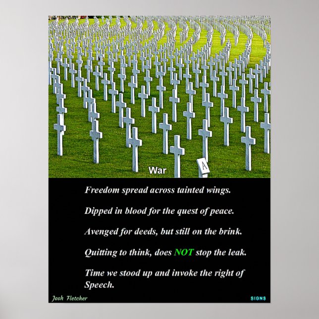 Affiche Guerre (Devant)