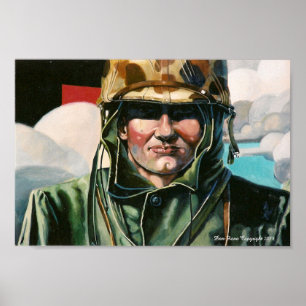 Affiche Guerre de Corée - marine des USA
