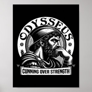 Affiche Guerre de Troie Guerrier grec Ancien Mythe grec