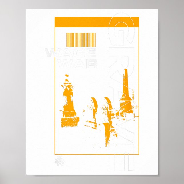 Affiche Guerre des salaires - Grave (Devant)