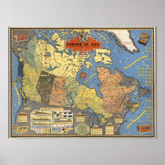 Affiche Guerre du Canada (Devant)