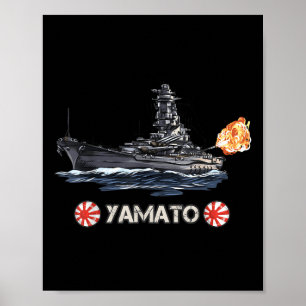 Affiche Guerre Mondiale 2 Bataille japonaise Yamato