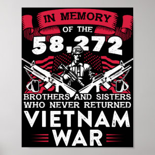Affiche Guerre Viêt-Nam En Mémoire Qui N'Est Jamais Retour