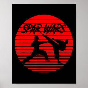 Affiche Guerres de Spar Karaté Shotokan Arts Martiaux