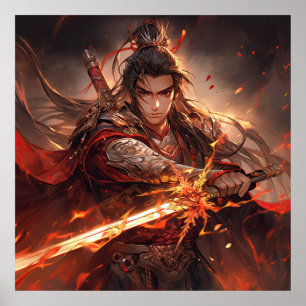 Affiche Guerrier chinois