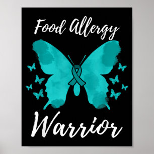 Affiche Guerrier d'allergie alimentaire Allergie alimentai