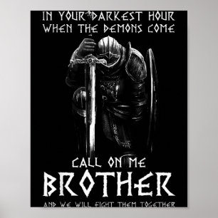 Affiche Guerrier de Dieu Appelle-Moi Déranger Combat Cheva