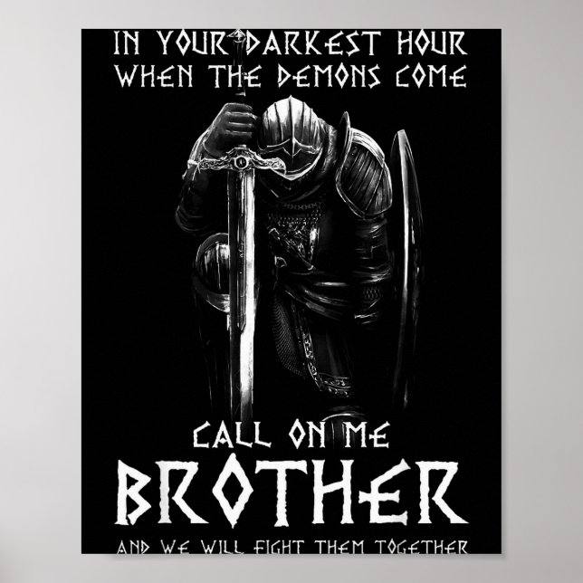 Affiche Guerrier de Dieu Appelle-Moi Déranger Combat Cheva (Devant)