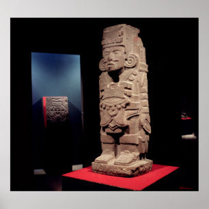 Affiche Guerrier, de la culture Toltèque