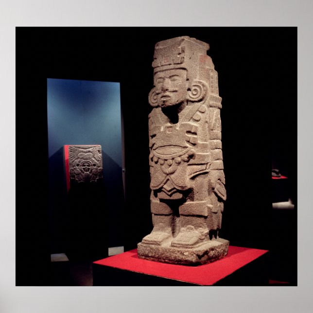 Affiche Guerrier, de la culture Toltèque (Devant)