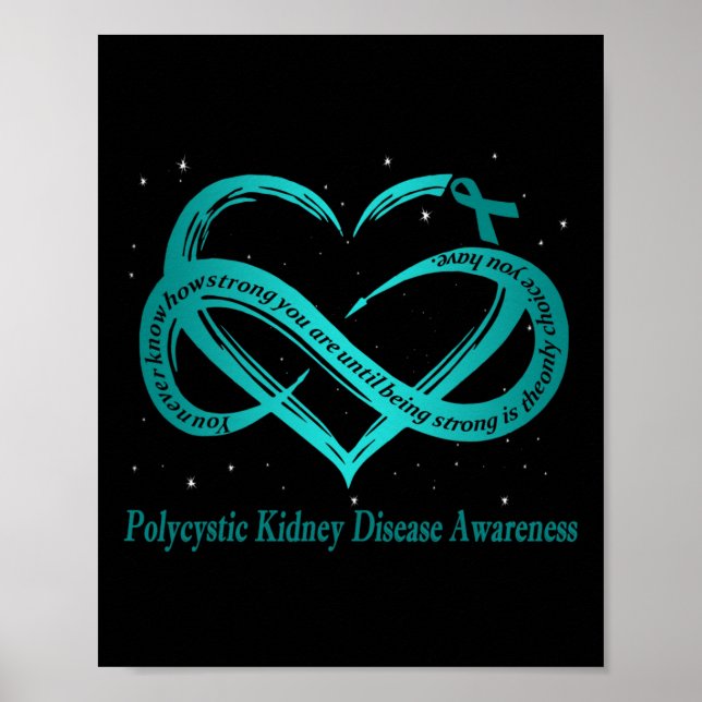 Affiche Guerrier de la maladie du rein polykystique (Devant)