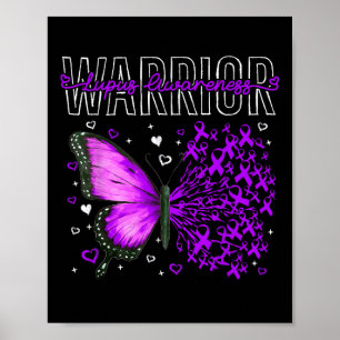 Affiche Guerrier de la sensibilisation au lupus Survivant