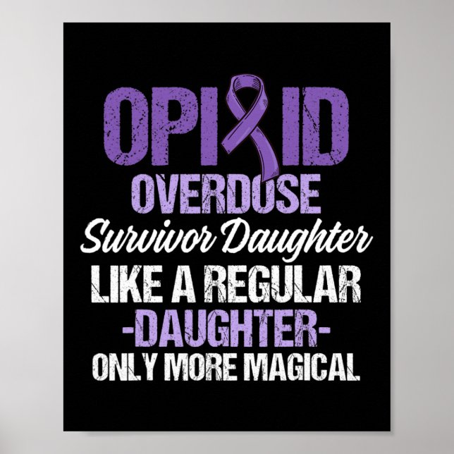 Affiche Guerrier de la sensibilisation au surdosage aux op (Devant)