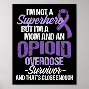 Affiche Guerrier de la sensibilisation au surdosage d'opio
