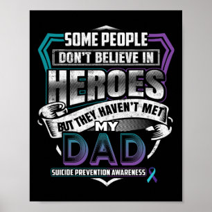 Affiche Guerrier de prévention du suicide - Je porte le vi