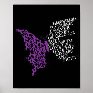 Affiche Guerrier de sensibilisation à la fibromyalgie Sout