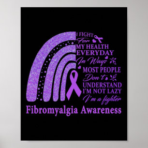Affiche Guerrier de sensibilisation à la fibromyalgie Sout