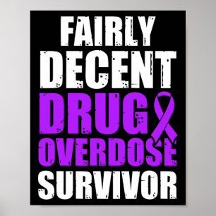 Affiche Guerrier de sensibilisation à la surdose de drogue