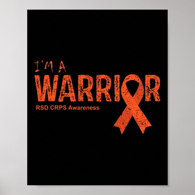 Affiche Guerrier De Sensibilisation Des Crps Rsd (Devant)