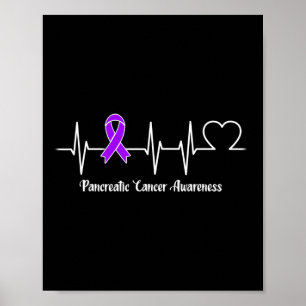 Affiche Guerrier du cancer du cancer de la Pancréatique