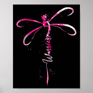 Affiche Guerrier du cancer du sein Démarche de sensibilisa