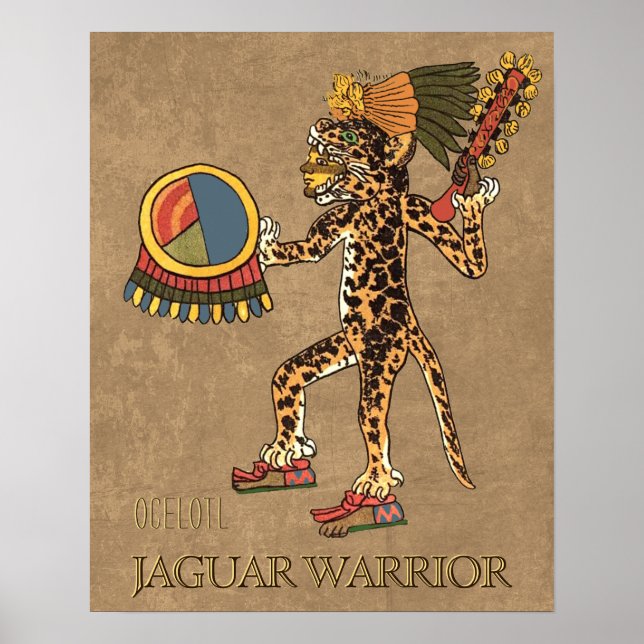 Affiche Guerrier Jaguar (Devant)