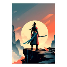Guerrier Minimaliste avec Gaming d'Épée