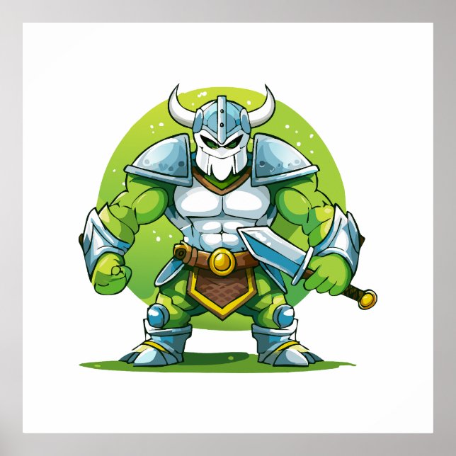 Affiche guerrier orc (Devant)