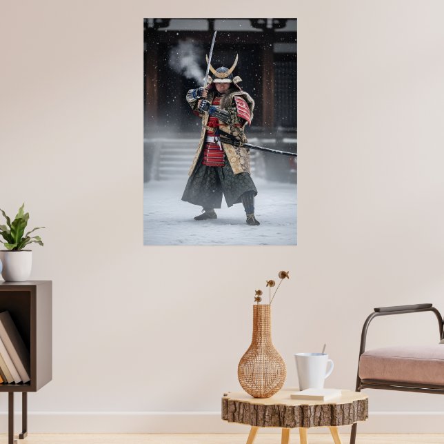 Affiche Guerrier Samouraï Japonais (Salon 3)